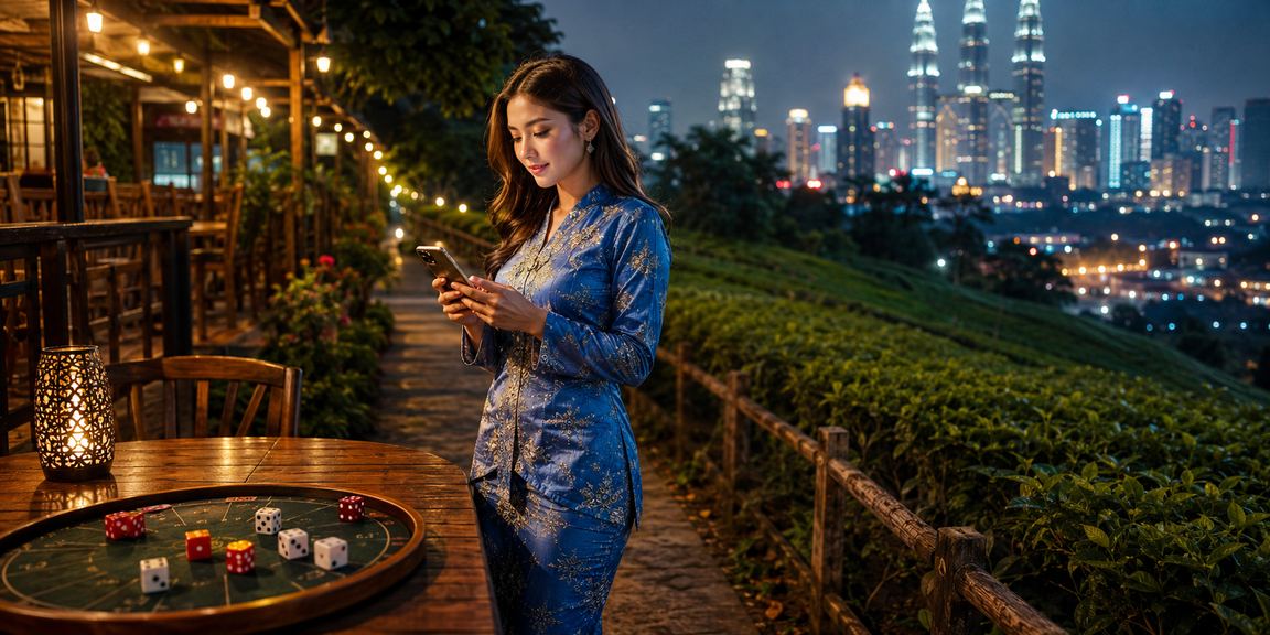 Permainan dadu dan meja kasino bertemakan baju kurung di Petaling Jaya